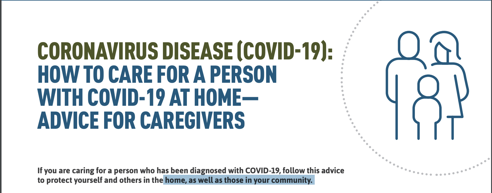 Caring For Yourself or A Person with COVID-19